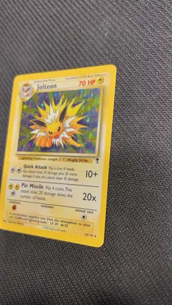 Jolteon 14/110 Holo Rare Legendary Collection Pokemon Card - Image 3