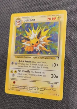 Jolteon 14/110 Holo Rare Legendary Collection Pokemon Card - Image 4