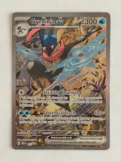 Pokemon TCG Greninja EX SIR Black Star Promo SVP Card #132 MP - Image 1