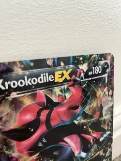 Krookodile EX XY25 Holo Jumbo Black Star Promo Pokemon Card 2015 Oversized - Image 2