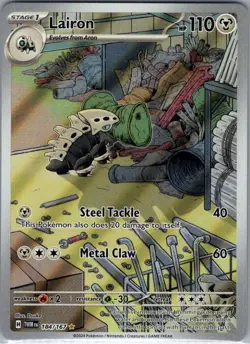 Lairon 184/167 SV06: Twilight Masquerade - Pokemon Card - NM - Image 1