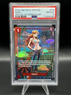 One Piece 7 Card Lot - 5 PSA 10s And Two Nongraded Cards - Image 2