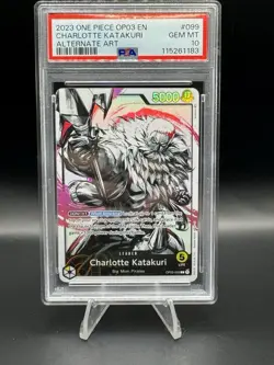 One Piece 7 Card Lot - 5 PSA 10s And Two Nongraded Cards - Image 3