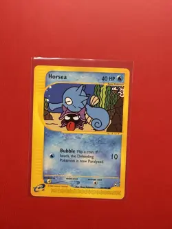 Pokemon 2002 TCG Aquapolis Horsea Non-Holo Card 84/147 Common LP - Image 1