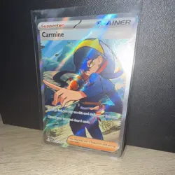 Pokemon TCG Carmine 204/167 SV06 Twilight Masquerade Ultra Rare Full Art Holo - Image 1