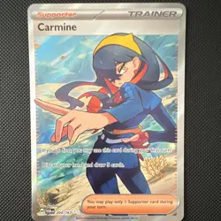 Pokemon TCG Carmine Sv06 Twilight Masquerade 204/167 Ultra Rare Holo Full Art - Image 1