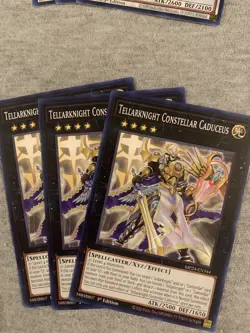Yugioh! 3x Tellarknight Constellar Caduceus MP24-EN344 Common 1st Ed NM - Image 1