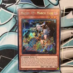 Yu-Gi-Oh! Konami Maliss P March Hare ALIN-EN023 Secret Rare 1st Ed - Image 1