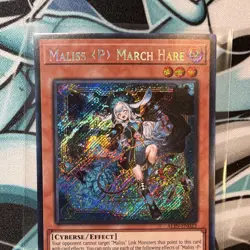 Yu-Gi-Oh! Konami Maliss P March Hare ALIN-EN023 Secret Rare 1st Ed - Image 2