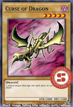 Curse Of Dragon [B] Reprint 25Th LOB-EN066 Super Rare Unlim - Image 1