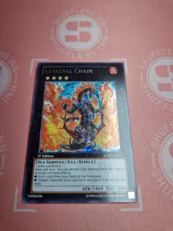 Lavalval Chain (LP) HA07-EN019 Secret Rare 1st Edition - Image 1