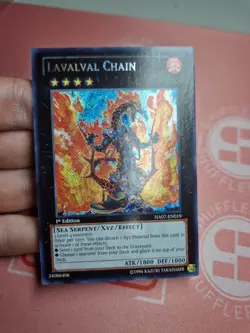 Lavalval Chain (LP) HA07-EN019 Secret Rare 1st Edition - Image 2