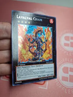 Lavalval Chain (LP) HA07-EN019 Secret Rare 1st Edition - Image 3
