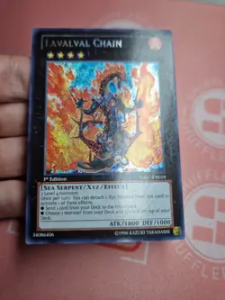 Lavalval Chain (LP) HA07-EN019 Secret Rare 1st Edition - Image 5