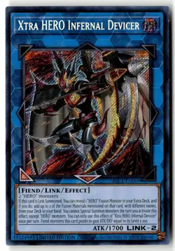 Xtra HERO Infernal Devicer BLC1-EN009 Battles of Legend: Chapter 1 Yu-Gi-Oh MP - Image 1