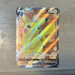 Pokemon TCG Pikachu V 157/172 Brilliant Stars Ultra Rare Holo - Image 1