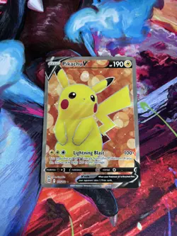 Pokemon TCG Pikachu V 157/172 Full Art Swsh09 Brilliant Stars - Image 1