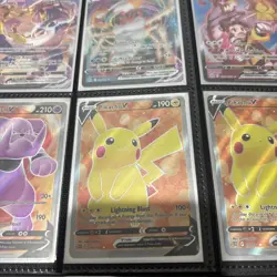 Pokemon 2022 Brilliant Stars Pikachu V Full Art Ultra Rare 157/172 - Image 1