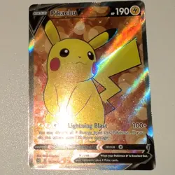 Pokemon Pikachu V 157/172 Ultra Rare Full Art Holo 190 HP Brilliant Stars - Image 1
