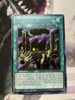 Yu-Gi-Oh Clockwork Night BLCR-EN007 Secret Rare Card Near Mint Condition - Image 1