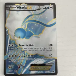 Altaria EX 123/124 X & Y Fates Collide Ultra Rare Full Art Holo Pokemon Card - Image 1