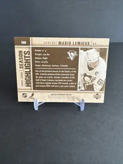 2005-06 Parkhurst SEASON HIGHLIGHTS #590 Mario Lemieux PENQUINS EX/NM - Image 2