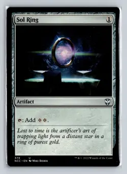 Sol Ring 379 Regular Commander: Streets of New Capenna Magic: The Gathering NM - Image 1