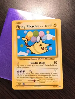 Flying Pikachu 110/108 - 2016 XY Evolutions Rare Pokemon TCG Near Mint Card - Image 1