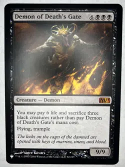 1x Demon of Death's Gate NM The List Reprints 92 MTG Magic The Gathering - Image 1