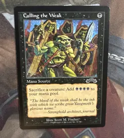 MTG Culling the Weak - Exodus Regular - Magic The Gathering - Lightly Played LP - Image 1