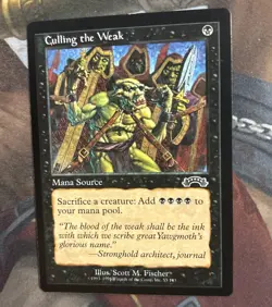 MTG Culling the Weak - Exodus Regular - Magic The Gathering - Lightly Played LP - Image 2