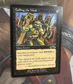 MTG Culling the Weak - Exodus Regular - Magic The Gathering - Lightly Played LP - Image 3