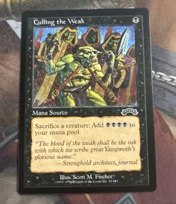 MTG Culling the Weak - Exodus Regular - Magic The Gathering - Lightly Played LP - Image 4