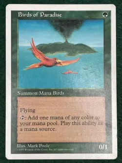 Birds of Paradise - MTG 5th Edition 142 (MP) - Image 1