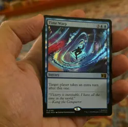 MTG Marvel Super Heroes - Time Warp Rare Foil Blue EN - 0788 - Image 1