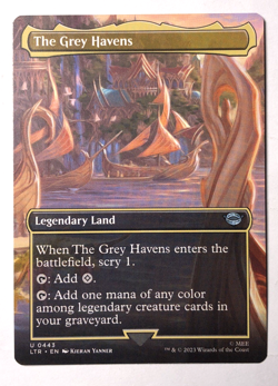 The Grey Havens BORDERLESS 443 Lord of the Rings MTG Magic the Gathering NM - Image 1
