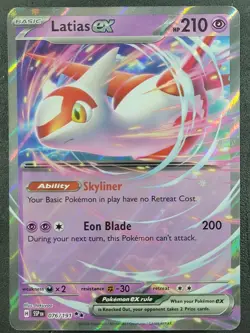 Latias ex 076/191 Surging Sparks Double Rare Pokemon TCG - Image 1