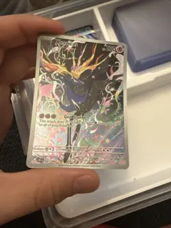 Pokemon TCG Xerneas Illustration Rare Full Art Holo 091/086 Chaos Rising - Image 1