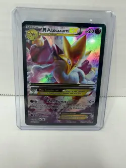 M Alakazam EX Mega Holo Ultra Rare Fates Collide 118/124 210 HP Pokemon TCG Card - Image 1