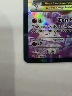 M Alakazam EX Mega Holo Ultra Rare Fates Collide 118/124 210 HP Pokemon TCG Card - Image 3