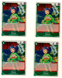 Set Of 4 Otama OP07-022 Foil 500 Years In The Future One Piece Trading Card - Image 1