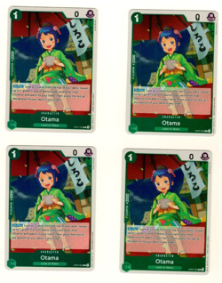 Set Of 4 Otama OP07-022 Foil 500 Years In The Future One Piece Trading Card - Image 3