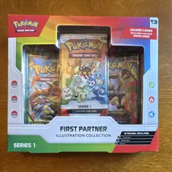 Pokemon TCG First Partner Illustration Collection Series 1 Sealed Box English - Image 1