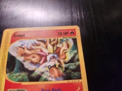 Entei 010/147 Aquapolis Regular. Pokemon TCG Card - Image 2