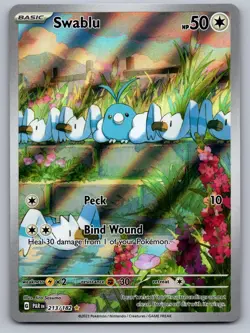 Swablu 213/182 Paradox Rift Pokemon Holo Near Mint - Image 1