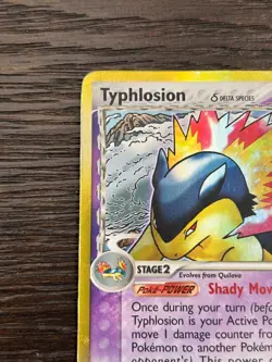 Typhlosion Delta Species 12/101 EX Dragon Frontiers Holo Rare Pokemon TCG MP/HP - Image 3