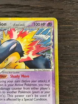 Typhlosion Delta Species 12/101 EX Dragon Frontiers Holo Rare Pokemon TCG MP/HP - Image 4