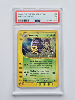 Pokemon Weezing 32/165 - Holo - PSA 7 - Image 1