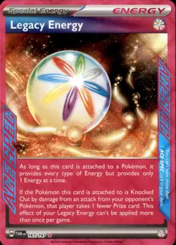 Legacy Energy 167/167 ACE SPEC Rare Twilight Masquerade Pokemon Holo Near Mint - Image 1