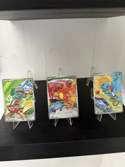 Pokemon First Partner Illustration Collection Gen 1 Kanto Starters Pack Fresh - Image 1
